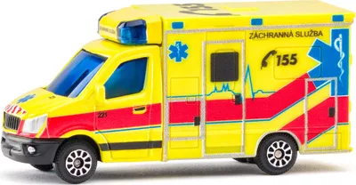 Zdjęcie produktu dla Maisto - CZ - Pojazdy ratunkowe i serwisowe ze światłami i dźwiękami, Republika Czeska, Ambulans