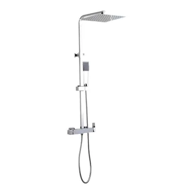 Produktbild von Duschsäule MANZO chrom Duschkopf 25 cm x 25 cm