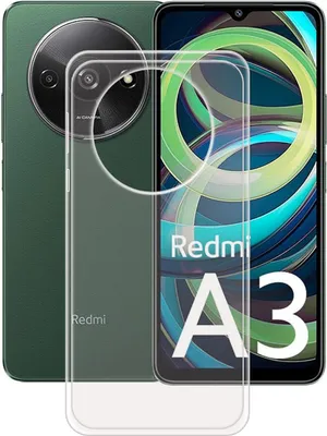 Obrázok produktu pre Pre Xiaomi Redmi A3 – priehľadné silikónové puzdro na mobilný telefón z TPU, tenké