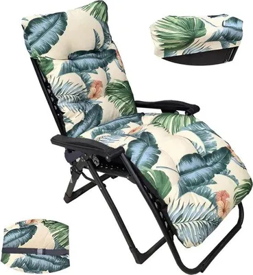 Productafbeelding van Famanu zitkussen, 8 cm extra dik - geschikt voor tuinstoelen, zowel binnen als buiten