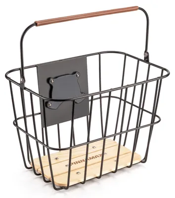 Image de Panier avant pour vélo, amovible, avec poignée, idéal pour les vélos de ville, pour les courses