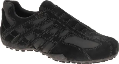 Produktbild von Geox SNAKE ORIGINAL A Herrenschuhe - sportliche Slipper - Halbschuhe schwarz