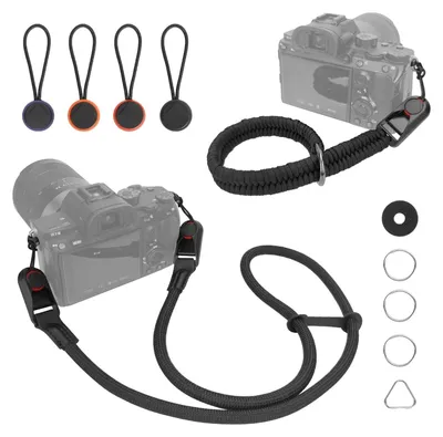 Image de Kit combiné : dragonne pour appareil photo et bandoulière