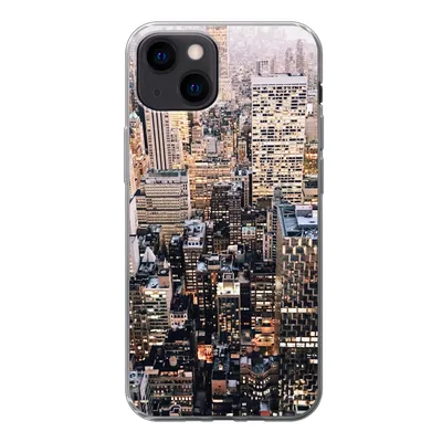 Produktbild von MuchoWow® Handyhülle Schutzhülle Hülle für iPhone 13 mini New York - NYC - Amerika Silikon Softcase Handy Hülle - Softcase