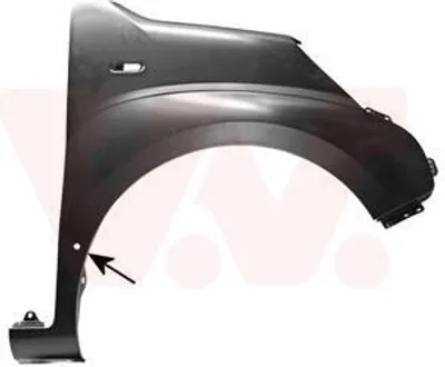 Produktbild von VAN WEZEL 1748656 Kotflügel Vorne Rechts für FIAT QUBO (225) FIORINO Kasten/Kombi (225) für CITROËN NEMO Kasten (AA) passend für PEUGEOT BIPPER (AA)