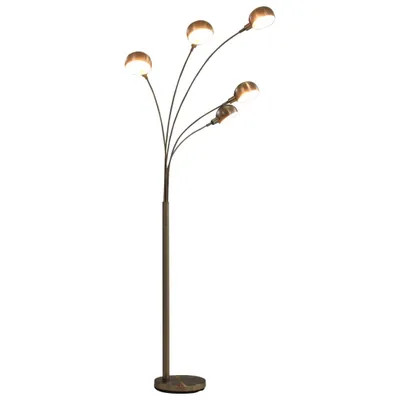 Produktbild von Stehlampe 200 cm 5 x E14 Silbern