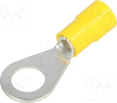 Productafbeelding van 5x Kabelklem: Ringklemverbinding 4÷6mm², M8, diameter: 8,2mm, geïsoleerd, type BM 00337, geïsoleerd
