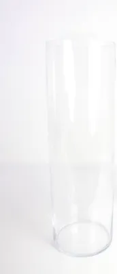 Produktbild von INNA-Glas Zylinder Vase Sansa aus Glas, klar, 60cm, Ø 19cm - Bodenvase - Blumenvase