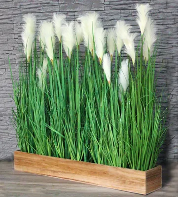 Obrázok produktu pre Izbový rozdeľovač Umelá rastlina 118 x 120 cm Trávy Umelá rastlina
