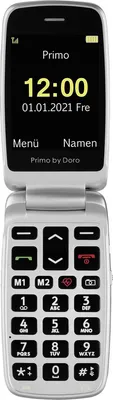 Obrázek produktu pro Doro Primo 418, Otevírací, 7,11 cm (2.8"), 3 MP, Bluetooth, 1000 mAh, Červená