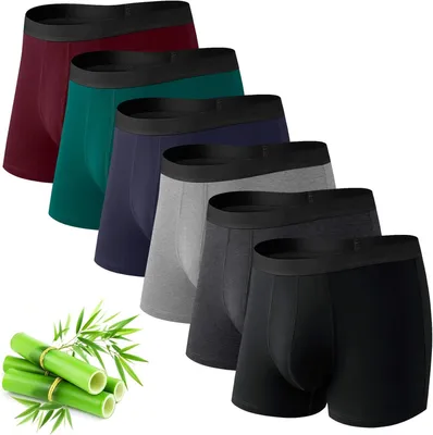 Produktbild von Herren-Boxershorts aus Bambusfaser, 6er-Set