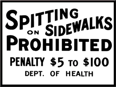 Obrázek produktu pro Nostalgic-Art - Magnet 6 x 8 cm - Spitting prohibited