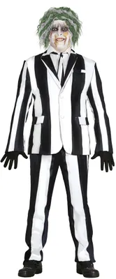 Produktbild von Kostüm Set Herren XL (54-56) - Gestreifter Anzug - FIESTAS GUIRCA, Outfit