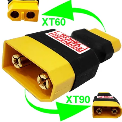 Produktbild von XT90 auf XT60 RC-Adapterkabel XT90 Stecker zu XT60 Buchse kompatibel mit LiPo