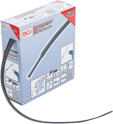 Immagine prodotto di BGS Tubo termorestringente nero Ø 8 mm 5 m - 6852
