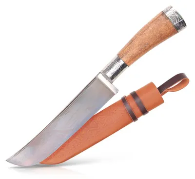 Produktbild von Usbekischer Messer – Pchak, 30,5 cm Kochmesser Handarbeit Küchenmesser