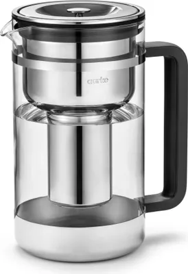 Zdjęcie produktu dla AARKE Purifier, Dzbanek z filtrem do wody, 2,36 l, Stal nierdzewna, Przezroczysty