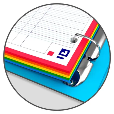 Produktbild von Ringordner Easy Organiser, Rückenbreite 30 mm, Einband aus geschäumtem Polypropylen, zweifarbig, sortiert