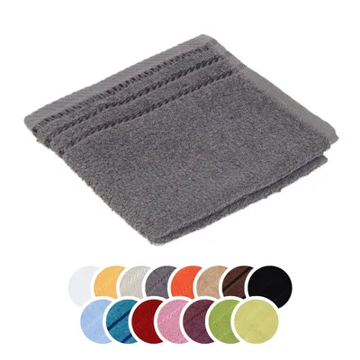 Produktbild von liebling Seiftuch, 100% Baumwolle, Serie Potsdam, 30 x 30 cm, 60 Grad waschbar, trocknergeeignet, Farbe: anthrazit