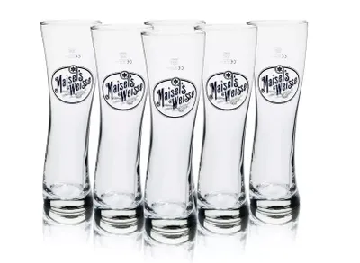 Produktbild von 6x Maisels Weisse Bier Glas Weizen 0,3l Designglas Sahm
