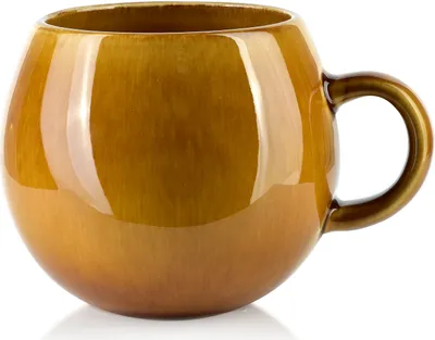 Image de Tasse en porcelaine Lota 450 ml, jaune foncé