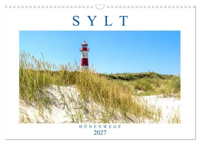 Produktbild von SYLT Dünenwege (Wandkalender 2027 DIN A3 quer), CALVENDO Monatskalender