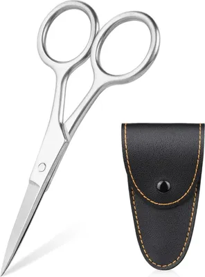 Produktbild von Nagelschere Hautschere Nagelhautschere mit Etui Edelstahl Fingernagelschere