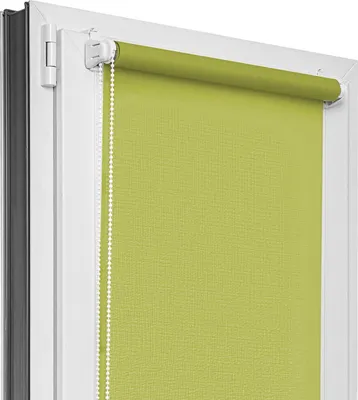Obrázek produktu pro Roleta Estika bez vrtání – 105 cm x 220 cm – Olivová – Snadná montáž pomocí úchytů
