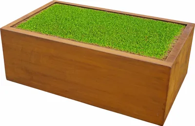 Produktbild von Cortenstahl Hochbeet Blumenbeet Pflanzenbeet Beet-Einfassung 100x60x35cm