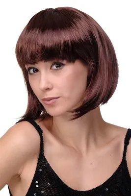 Produktbild von WIG ME UP Mahagonibrauner kurzer Bob Modell: PW0114