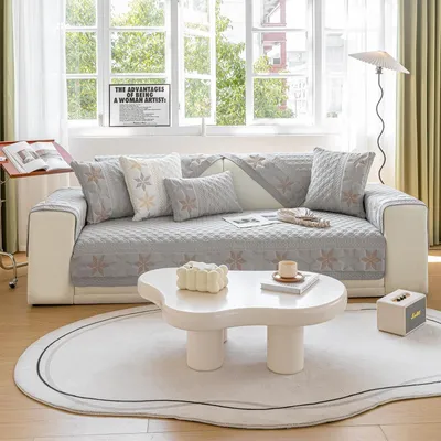 Immagine prodotto di Copertura per divano decorativa, in cotone, antiscivolo e traspirante