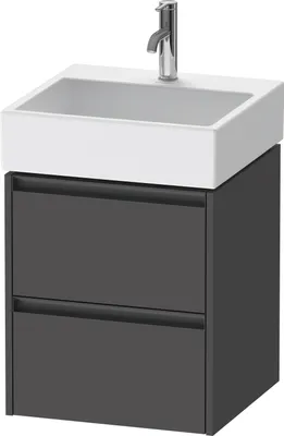 Produktbild von Duravit Ketho.2 Wastafelonderkast 48,4x46x54,9 cm Mat Grafiet