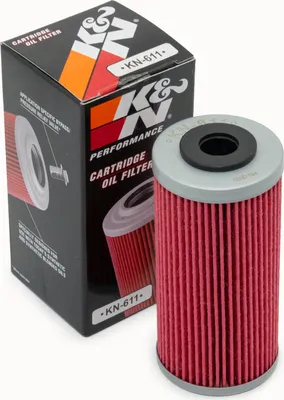 Image de Filtre à huile K&N Powersport Filtre à huile à cartouche avec sixième rapporté