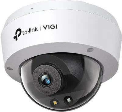 Produktbild von TP-Link Überwachungskamera VIGI C240 V1, schwenk-/neigbar, Dome, 24h Full-Color, Personen- und Fahrzeugklassifizierung, Schwarz/Weiß, 115x115x86 mm (BxTxH)