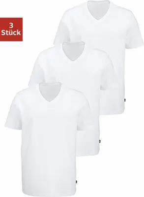 Produktbild von Bruno Banani T-Shirt 3 -teilig weiß Größe L