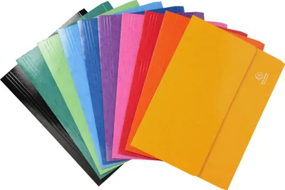 Produktbild von Exacompta 25x Aktenmappe + Verschlussklappe, Karton, A4, sortiert, 6520Z