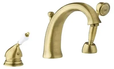 Produktbild von Badewannenarmaturen 3-Loch Bronze Retro