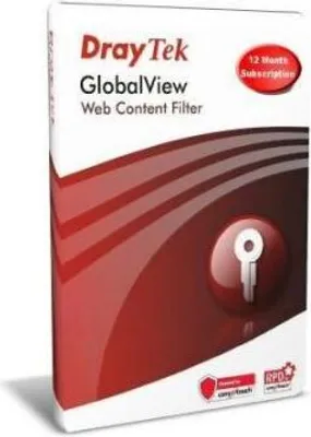 Produktbild von DrayTek Globalview WCF (A Package) Web Content Filter 1 Jahr Lizenz (Lizenzkey)