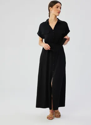 Produktbild von Alltagskleid Modell Maxi, Stylove, schwarz. M