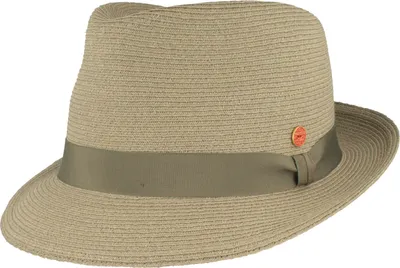 Mayser knautschbarer Strohhut Trilby Maleo mit UV Schutz 80 in 4045 salbei/4045 salbei