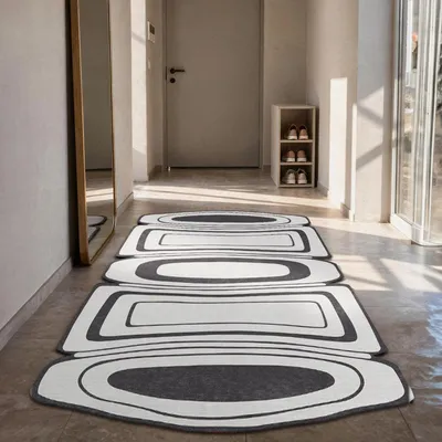 Obrázok produktu pre Conceptum Hypnose, kvalitný koberec, 100x200 cm, 100% polyester, protišmykový, čierna farba