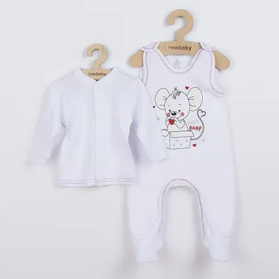 Obrázok produktu pre Dojčenská súpravička New Baby Mouse biela