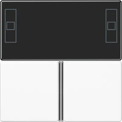 Produktbild von Jung A4093TSAWW KNX Tastensatz für Komfortregler