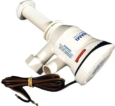 Image de Pompe d'aération pour aquarium/puits de vie avec deux sorties, 12V, Attwood 4672-1