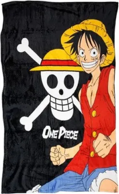 Produktbild von Anime One Piece Ruffy Flanell Decke warme Kuscheldecke 110x150 cm