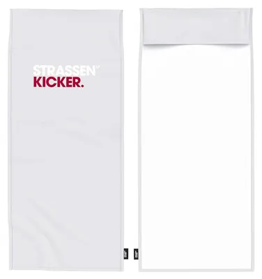 Immagine prodotto di STRASSENKICKER Asciugamano sportivo per allenamento fitness con pattina e borsa di LP10 Grigio chiaro