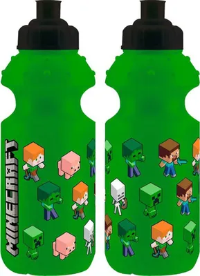 Obrázek produktu pro Sportovní láhev Minecraft Skins, 350 ml, zelená