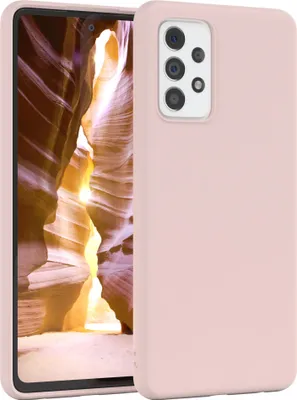 Produktbild von EAZY CASE Silikonhülle für Samsung Galaxy A72 / A72 5G Silikon Backcover Schutz in Rosa