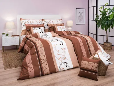 Zdjęcie produktu dla Pościel bawełniana Slezsko nugát 140x200, 70x90 cm
