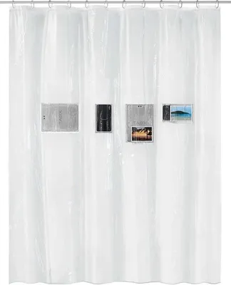 Obrázek produktu pro Sprchový závěs do koupelny – PEVA – průhledný – 180 x 200 cm